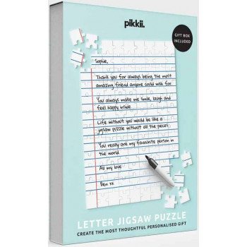 Set PERSONALIZED LETTER JIGSAW PUZZLE 