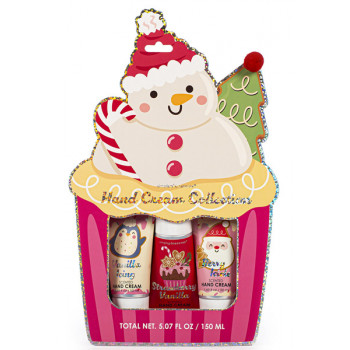 Novogodišnji set tri kreme za ruke SNEŠKO 