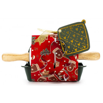 Novogodišnji set za mešenje kolača GINGERBREAD 
