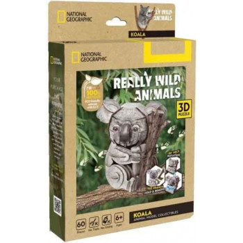 CubicFun 3D puzzle KOALA 60 kom 