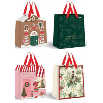 Novogodišnja ukrasna kesa CHRISTMAS 5X33X13 