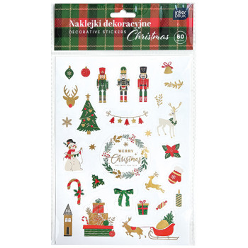 Novogodišnji set 60 stikera - BOŽIĆ 