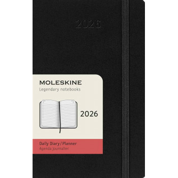 Planer MOLESKINE 2026 TP crni džepni 