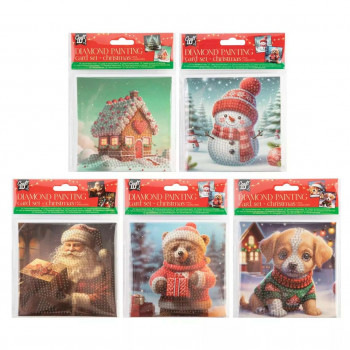 Slikanje cirkonima 13x13cm NOVA GODINA (Više vrsta) 