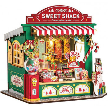 Novogodišnje 3D puzzle BOŽOĆNO CANDY SHOP 