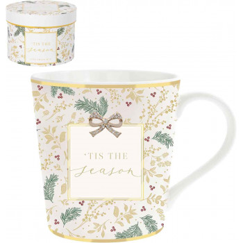 Šolja MADELAINE XMAS bela NOVA GODINA 