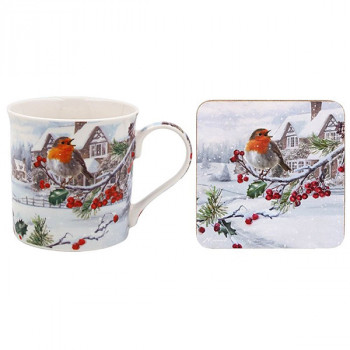 Šolja sa podmetačem NOVA GODINA Crvendać 