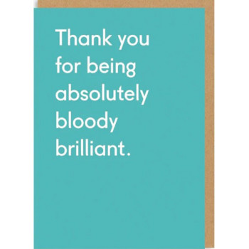 Čestitka HVALA -THANK YOU 