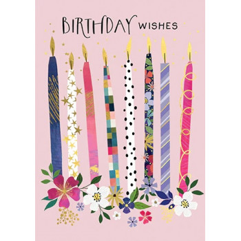Rođendanska čestitka WISHES CANDLES 