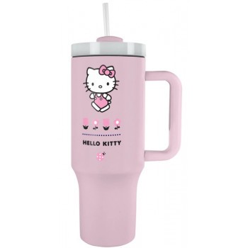 HELLO KITTY putna šolja PINK 1200ml 