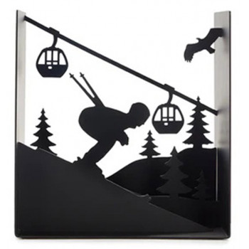 Držač za knjige SKI RUN crni 