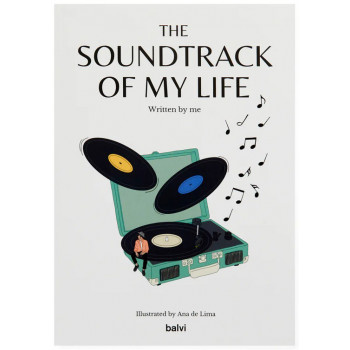 Notes A5 THE SOUNDTRACK OF MY LIFE, 192 stranica na linije 