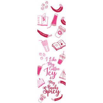 Bookmarker BOOKS SPICY, COFFE ICY 