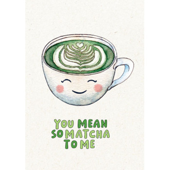 Čestitka MATCHA 