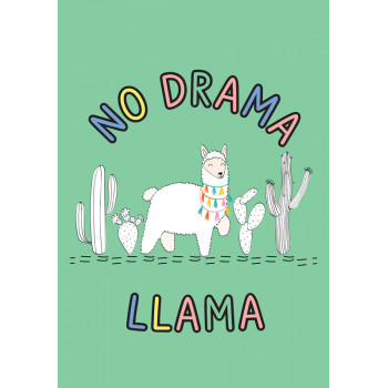 Čestitka NO DRAMA LLAMA 