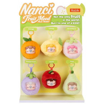 Privezak za ključeve PLIŠANE VOĆKICE - više vrsta 