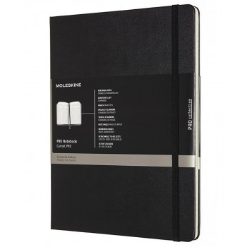 Notes 19x26cm XL MOLESKINE Black - hard 