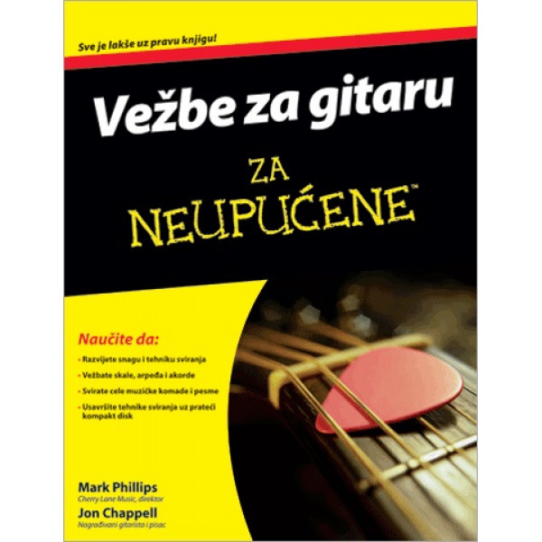 VEŽBE ZA GITARU ZA NEUPUĆENE CD 