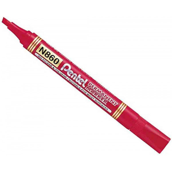 PENTEL marker permanent CRVENI KOSI 
