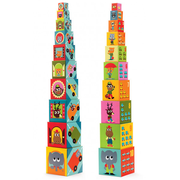 Kartonska igračka VOZILA KOCKE 