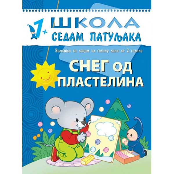 ŠKOLA 7 PATULJAKA 1+ SNEG OD PLASTELINA 
