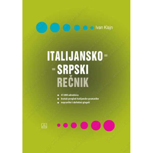 ITALIJANSKO SRPSKI STANDARDNI REČNIK 