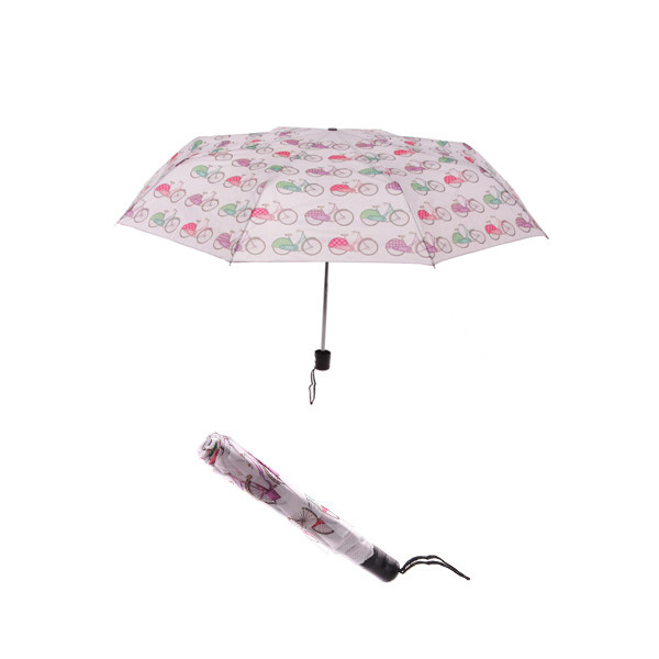 FUNKY RETRO RIDES BICYCLE DESIGN UMBRELLA 