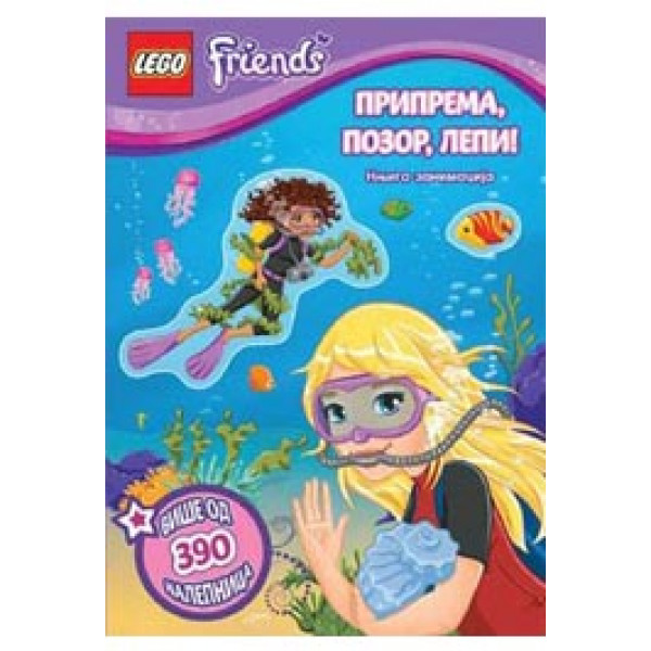 LEGO FRIENDS PRIPREMI SE POZOR LEPI 390 NALEPNICA 