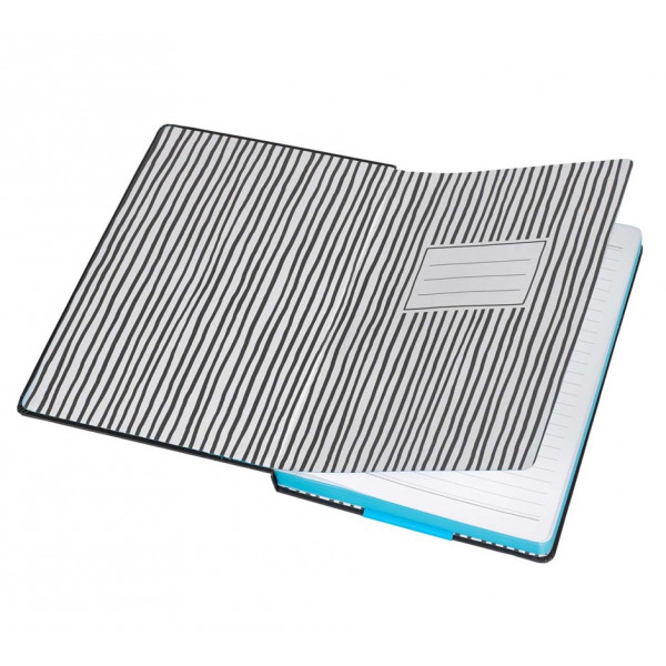 A5 SERIOUS NOTEBOOK BLACK 
