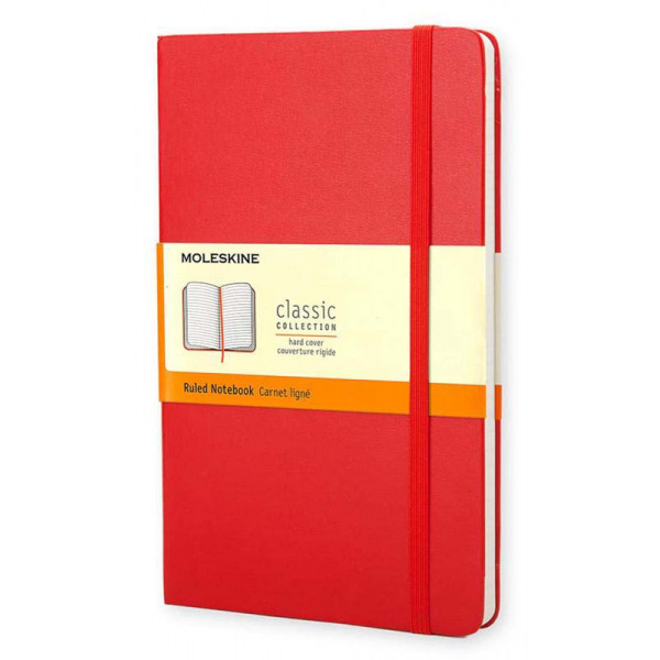 Planer MOLESKINE Classic, hardcover, crveni 