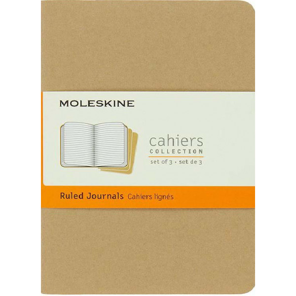 Planer A5 MOLESKINE Set od 3, džepni, braon 