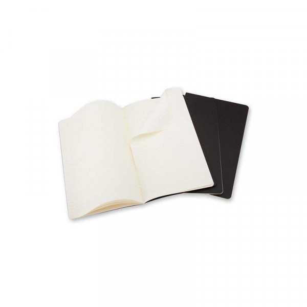 Notes A5 MOLESKINE Set od 3, crni 