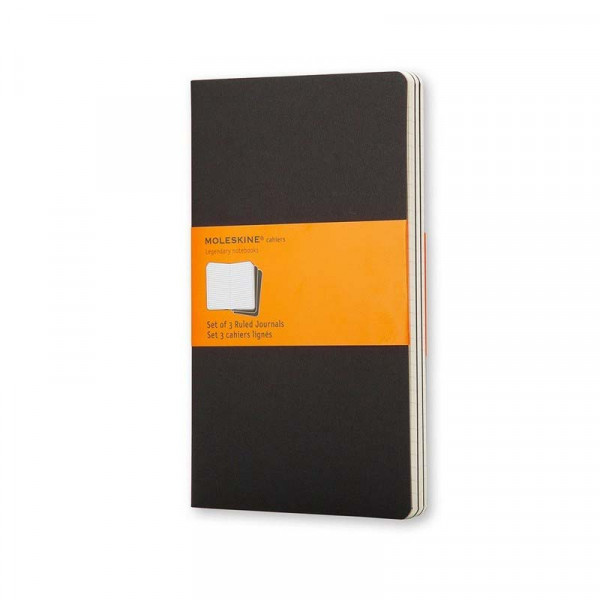 Notes A5 MOLESKINE Set od 3, crni 