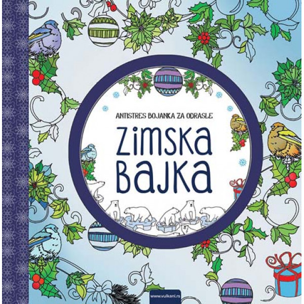 ZIMSKA BAJKA Antistres bojanka za odrasle 