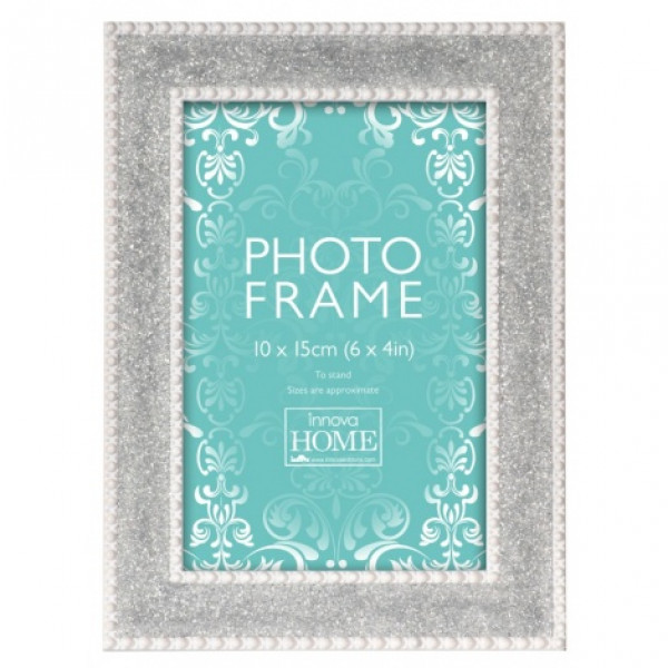 GLIMMER WHITE METAL & GLITTER   Ram za slike 7x5 