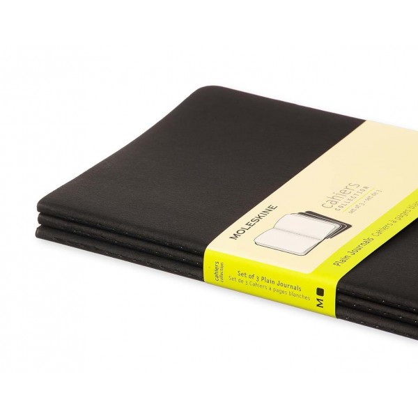 Set A5 notesa MOLESKINE BLACK - prazni listovi 