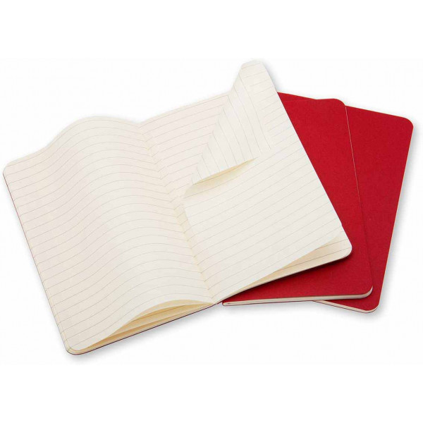 Notes MOLESKINE Set od 3, crveni 