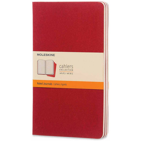 Notes MOLESKINE Set od 3, crveni 