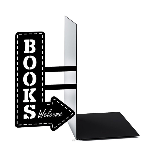 BOOKEND BOOKSHOP BLACK 