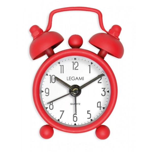 Budilnik MINI TICK TOCK ALARM CLOCK-RED 