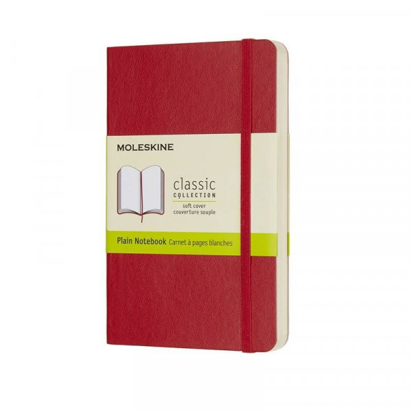 Notes MOLESKINE RED SOFT 9x14 cm prazna 