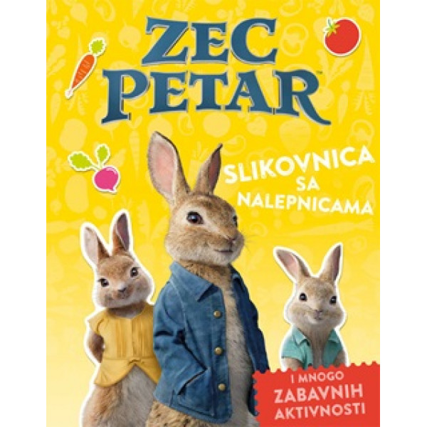 ZEC PETAR slikovnica sa nalepnicama 