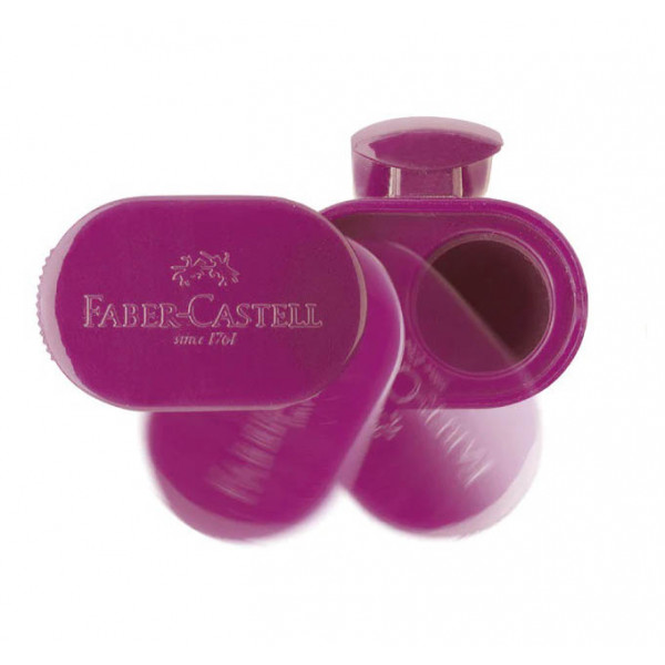 Grafitna olovka sa rezačem FABER CASTELL Pink 