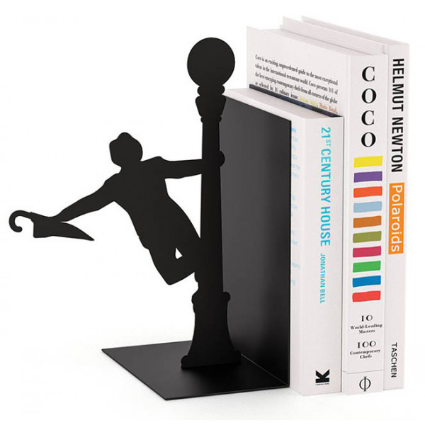 Držač za knjige BOOKEND SINGING IN THE RAIN black 