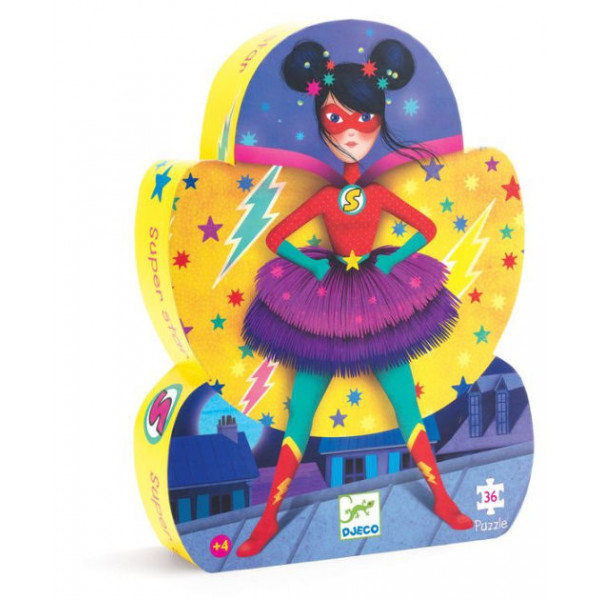 SILHOUETTE PUZZLE SUPER STAR 36 PCS 