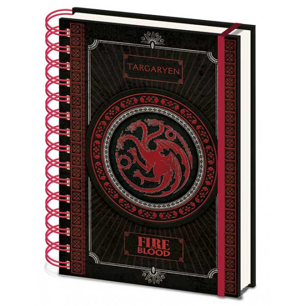 Notes sa spiralom A5 GAME OF THRONES Targaryen 