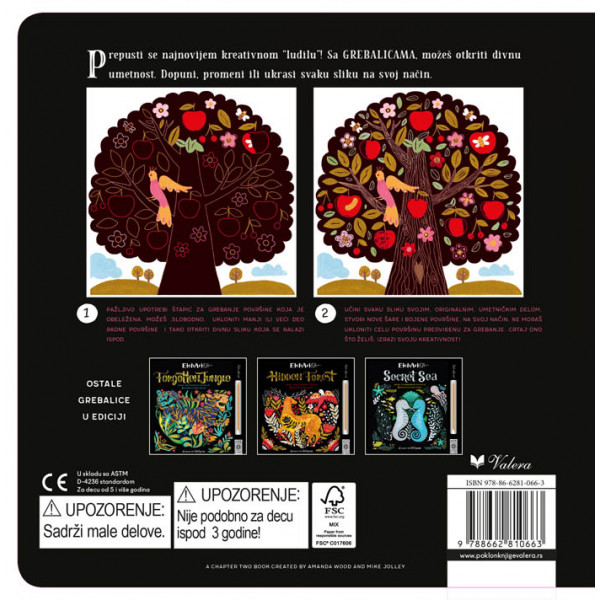 Grebalice ČAROBNI VRT 