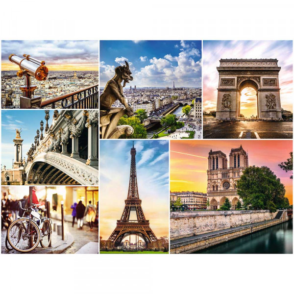Puzzle TREFL Magic of Paris, Collage 3000 