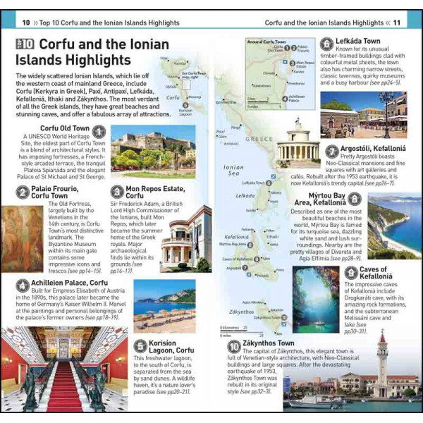 CORFU AND THE IONIAN ISLANDS TOP 10 