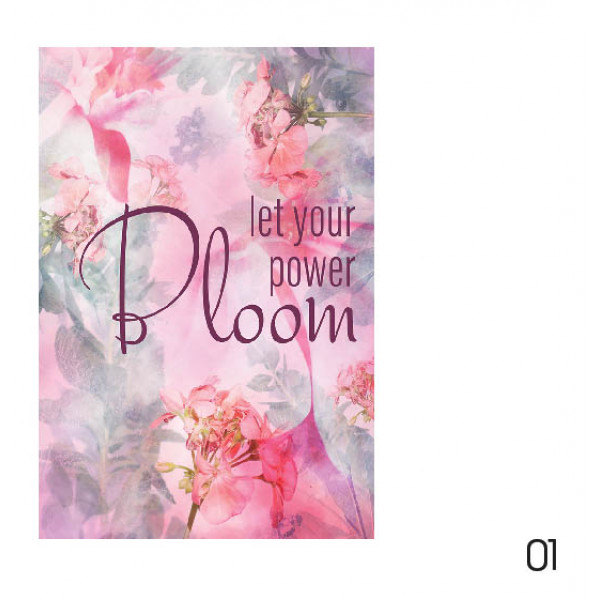 Notes BLOOM  džepni 90x140mm 